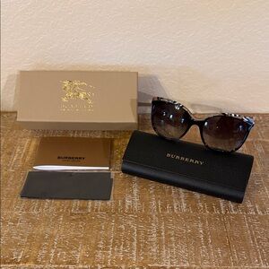 Burberry Tortoise Shell Sunglasses